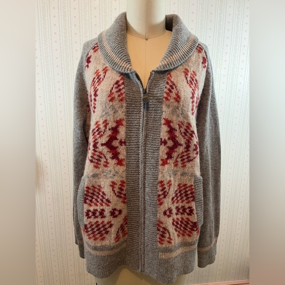 Pendleton womens zip up cardigan